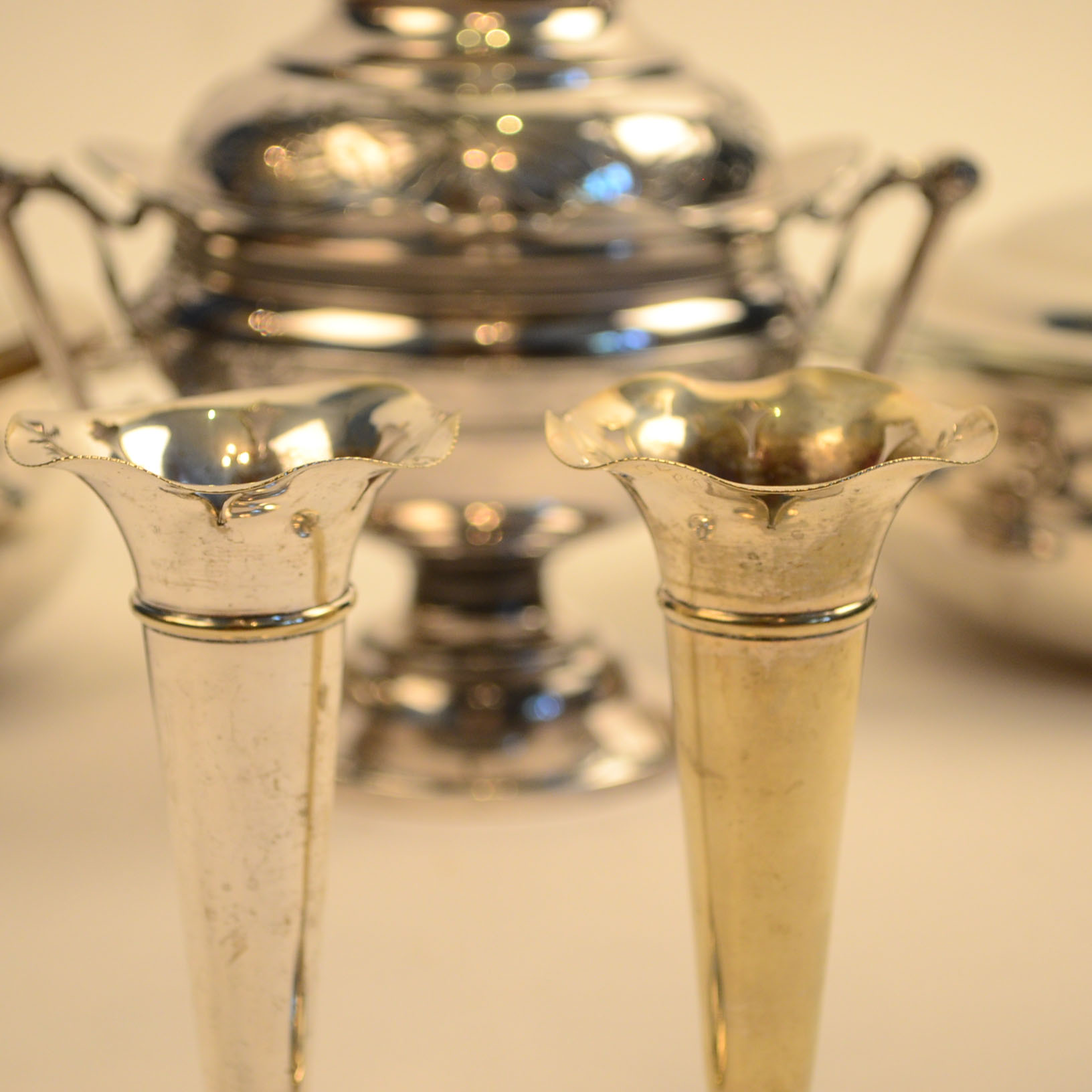 Silver Plate Serving Assortment