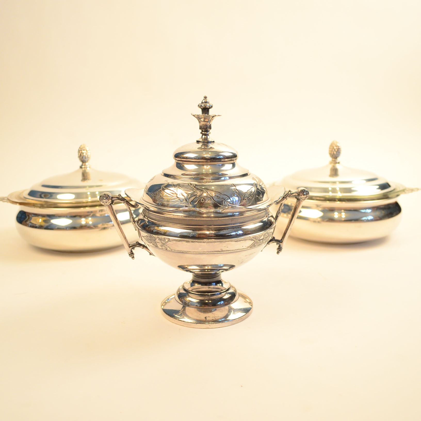 Silver Plate Serving Assortment