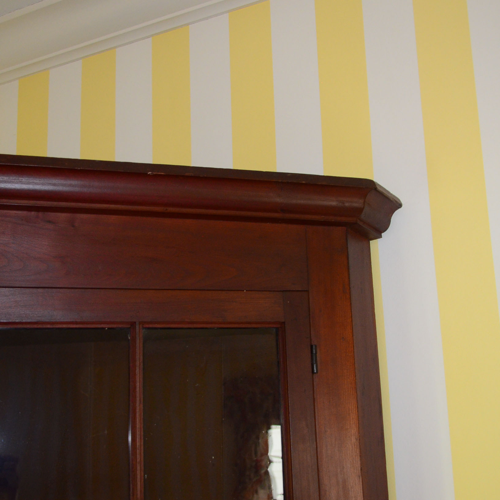 Antique Cherry Corner Cabinet, circa 1870