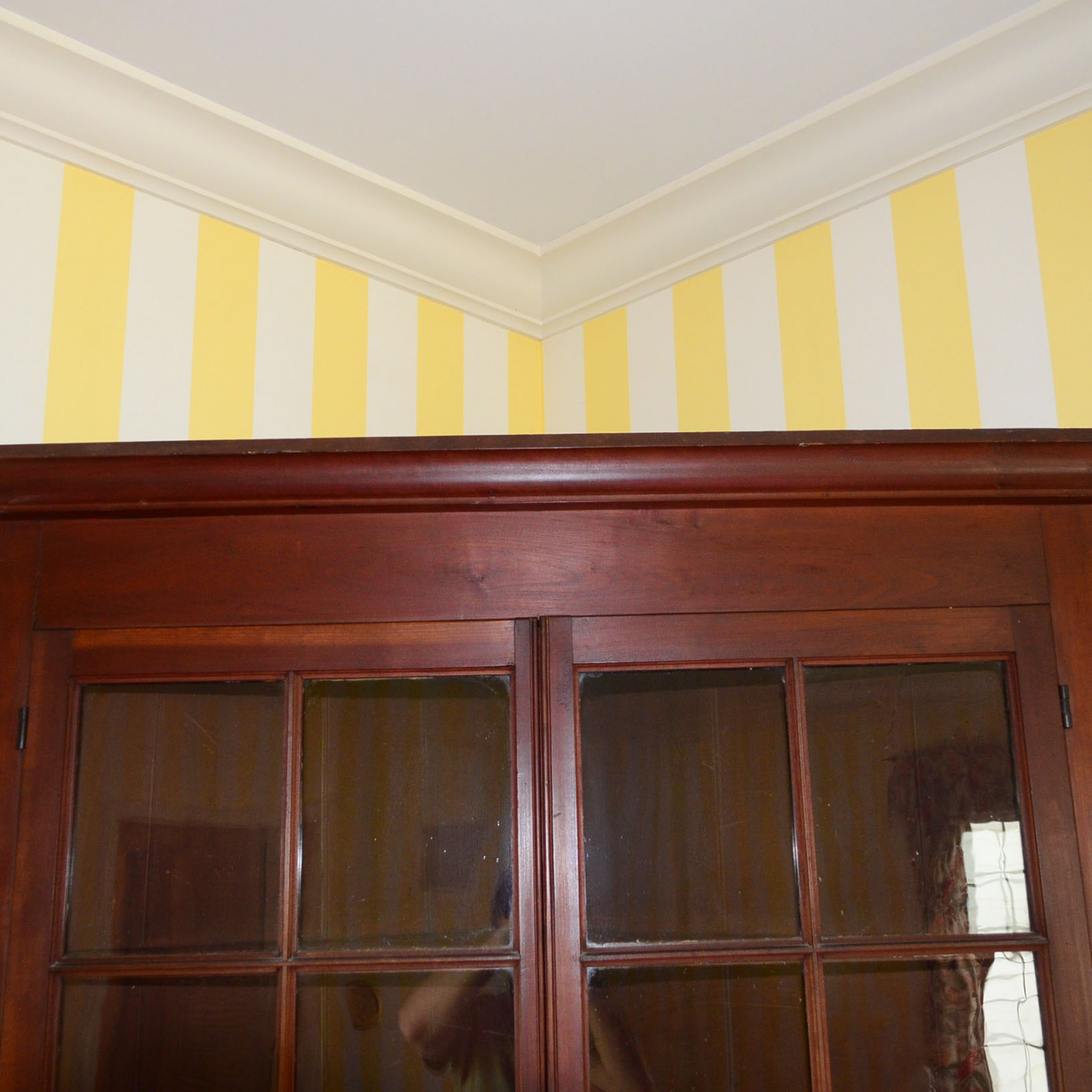 Antique Cherry Corner Cabinet, circa 1870