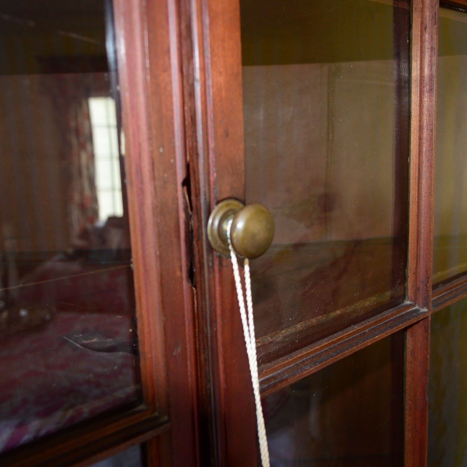 Antique Cherry Corner Cabinet, circa 1870