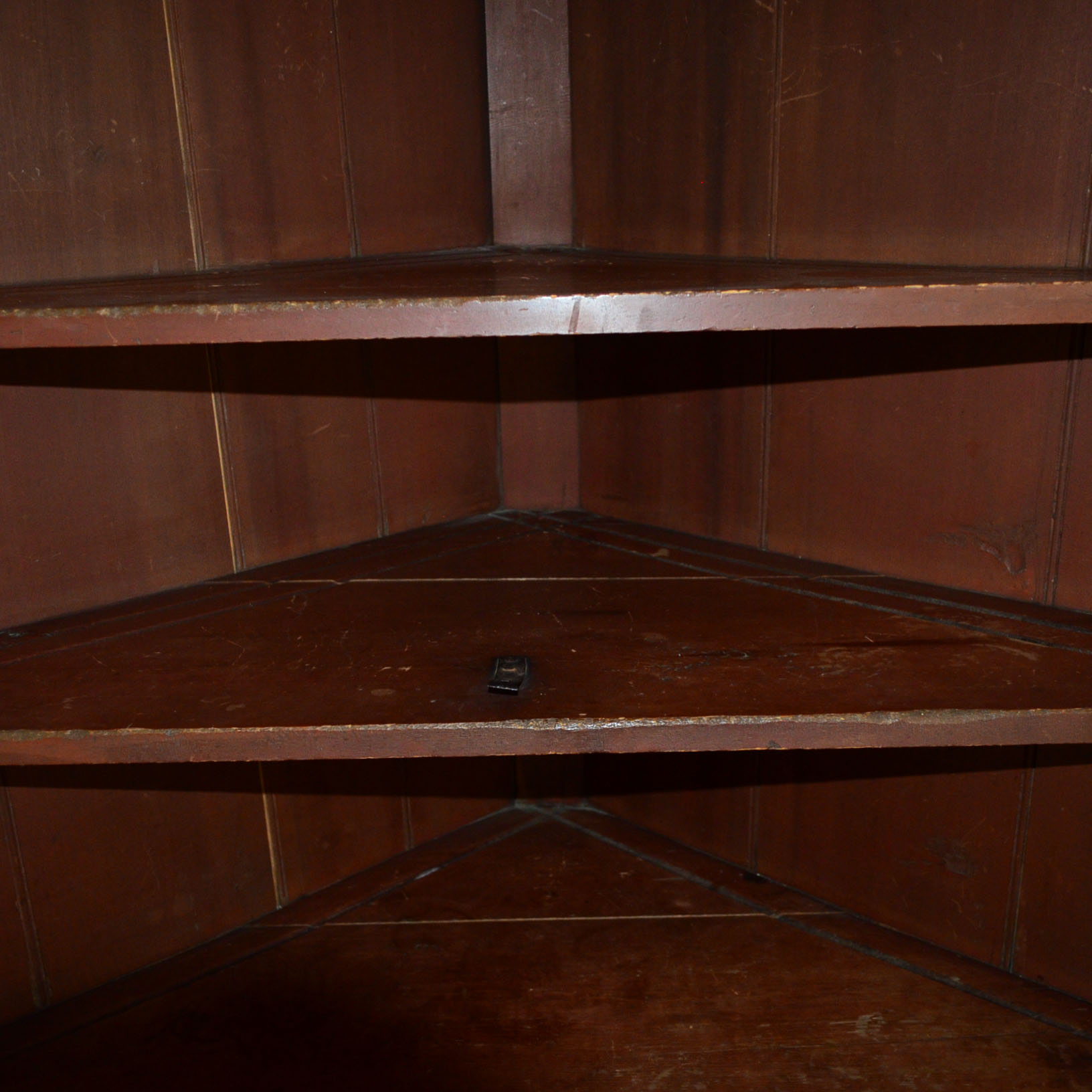 Antique Cherry Corner Cabinet, circa 1870