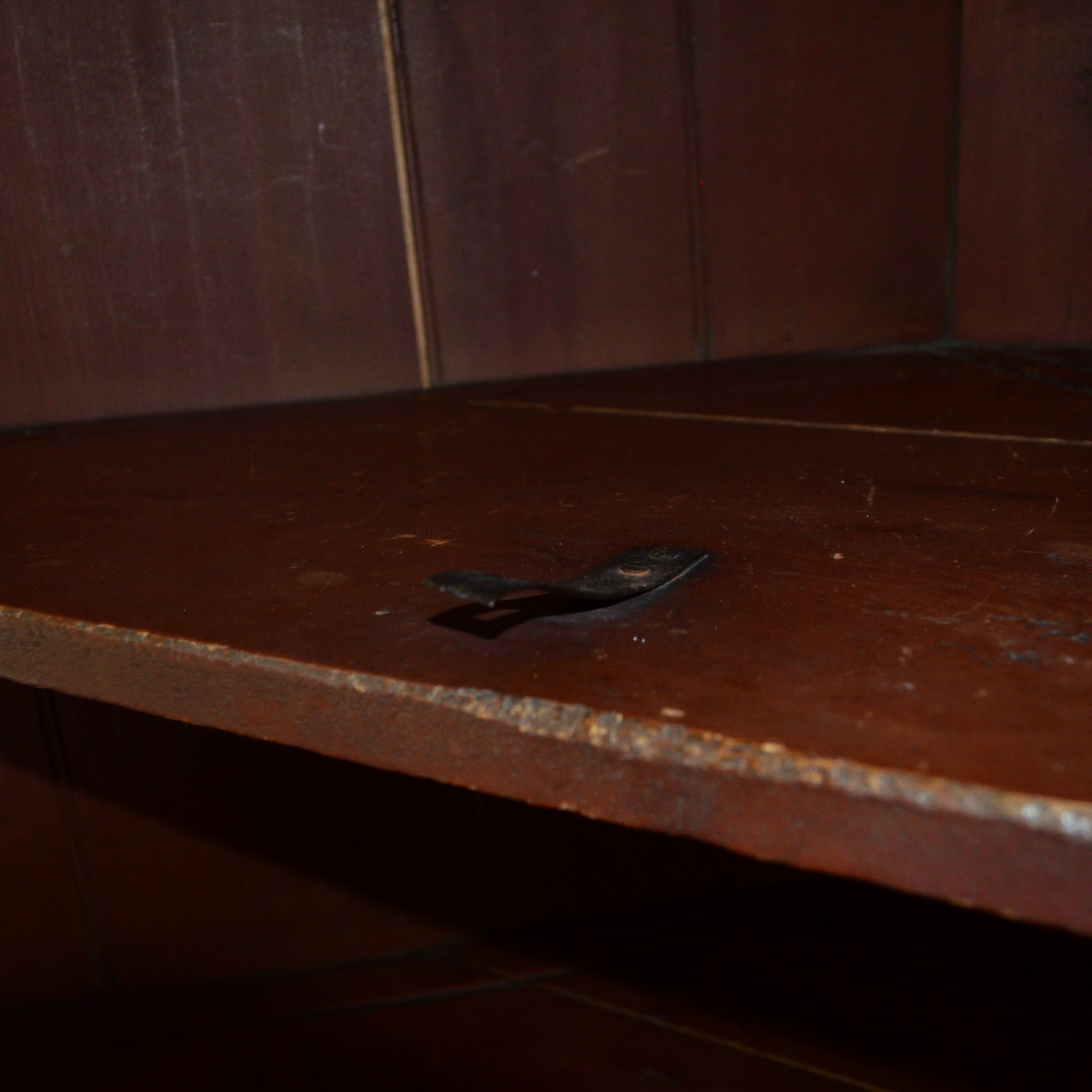 Antique Cherry Corner Cabinet, circa 1870