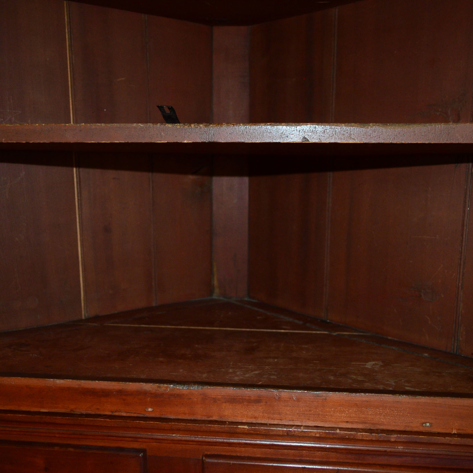 Antique Cherry Corner Cabinet, circa 1870