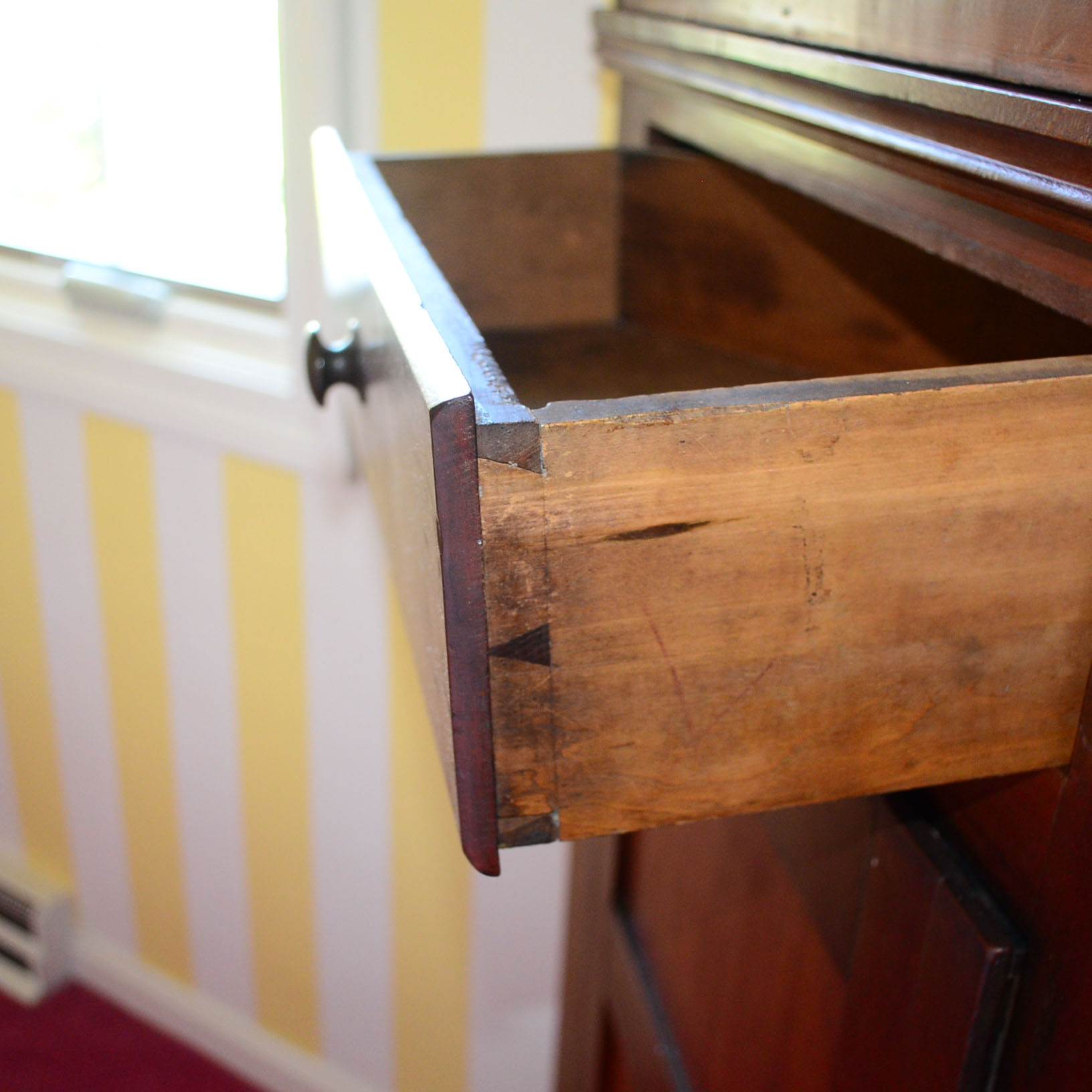 Antique Cherry Corner Cabinet, circa 1870