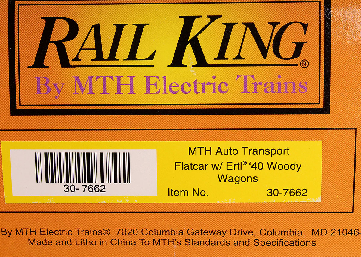 MTH Rail King Flat Cars with Classic Utility Vehicles