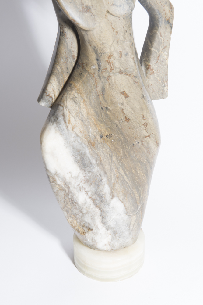 Randall Beyale Alabaster Sculpture of Female Figure