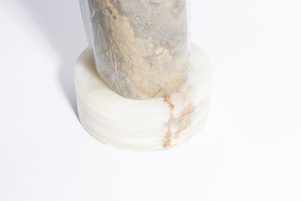 Randall Beyale Alabaster Sculpture of Female Figure