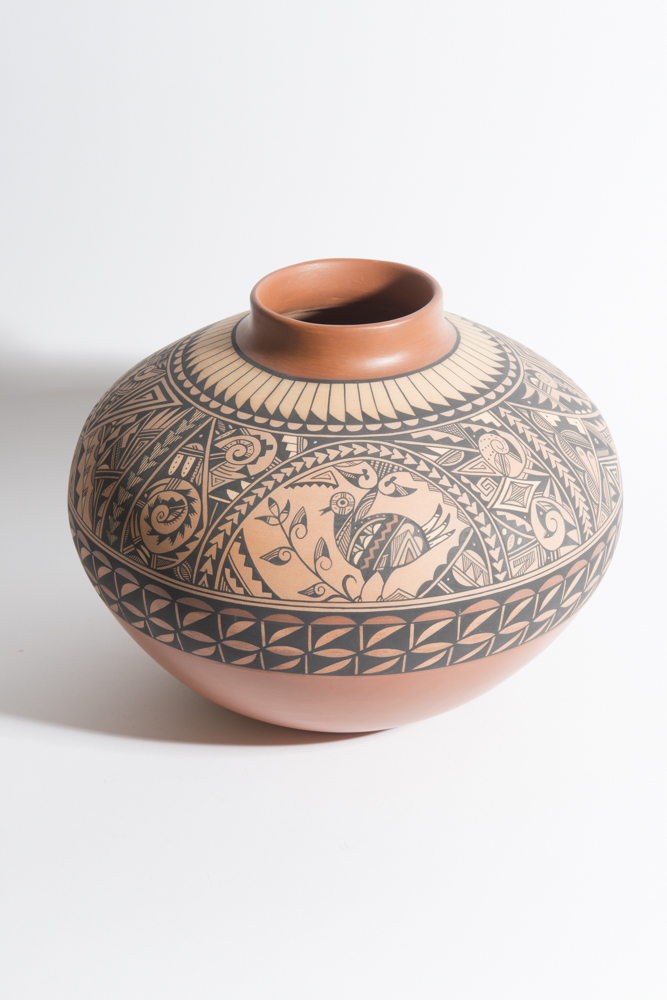 Reyes Madelena Pueblo Terracotta Large Vase