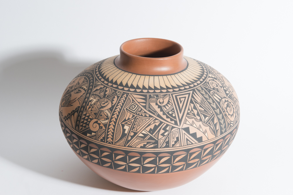 Reyes Madelena Pueblo Terracotta Large Vase