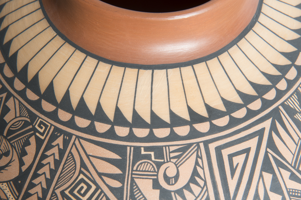 Reyes Madelena Pueblo Terracotta Large Vase