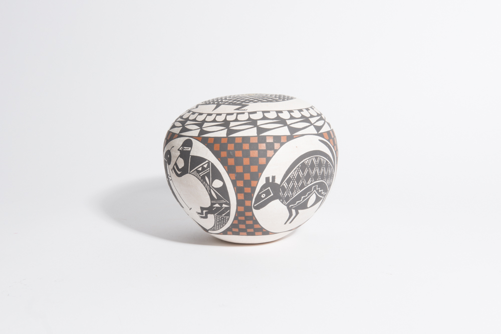 Emma Chino Hand-Painted Seed Jar