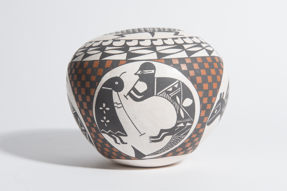 Emma Chino Hand-Painted Seed Jar