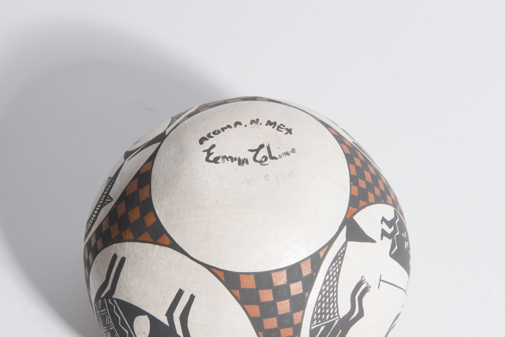 Emma Chino Hand-Painted Seed Jar