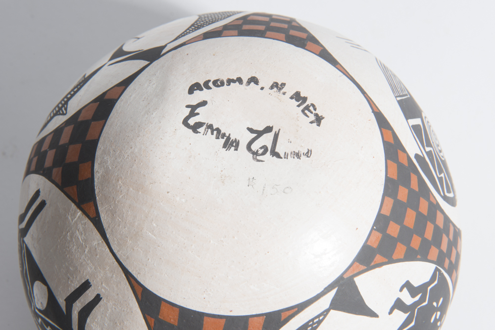 Emma Chino Hand-Painted Seed Jar