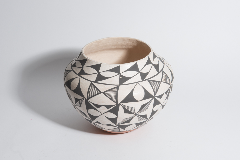 Emma Chino Native American Black and White Bowl