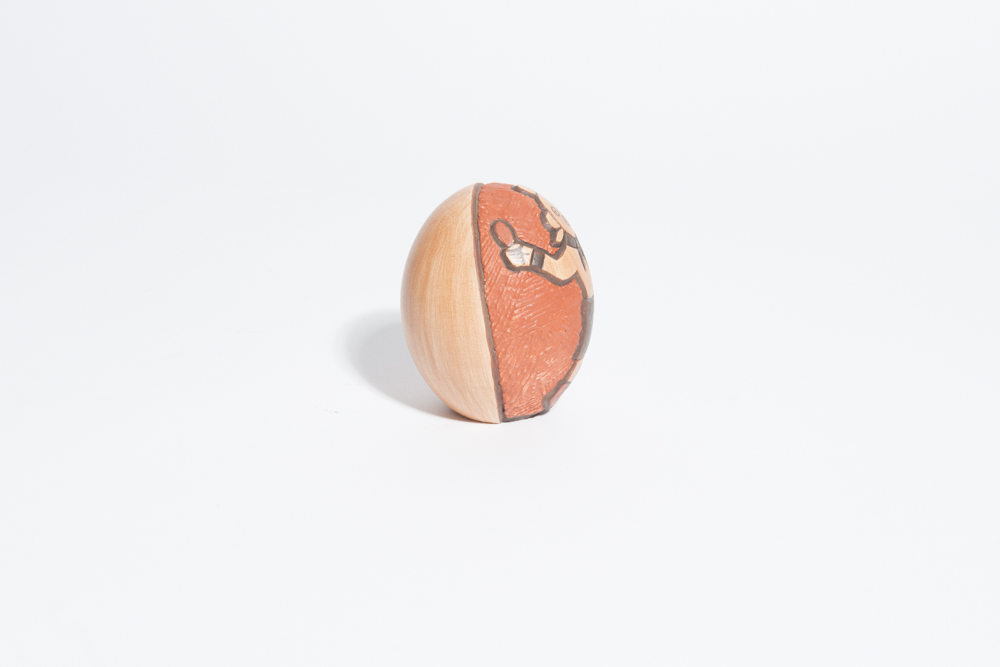 Delmar Polacca Hopi Wooden Sculpture