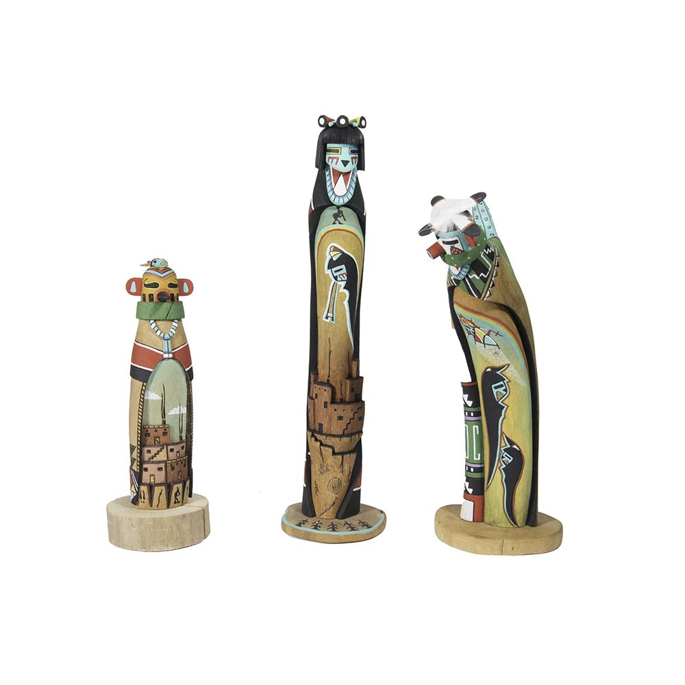 Orlando Torivio Hopi Kachina Statues