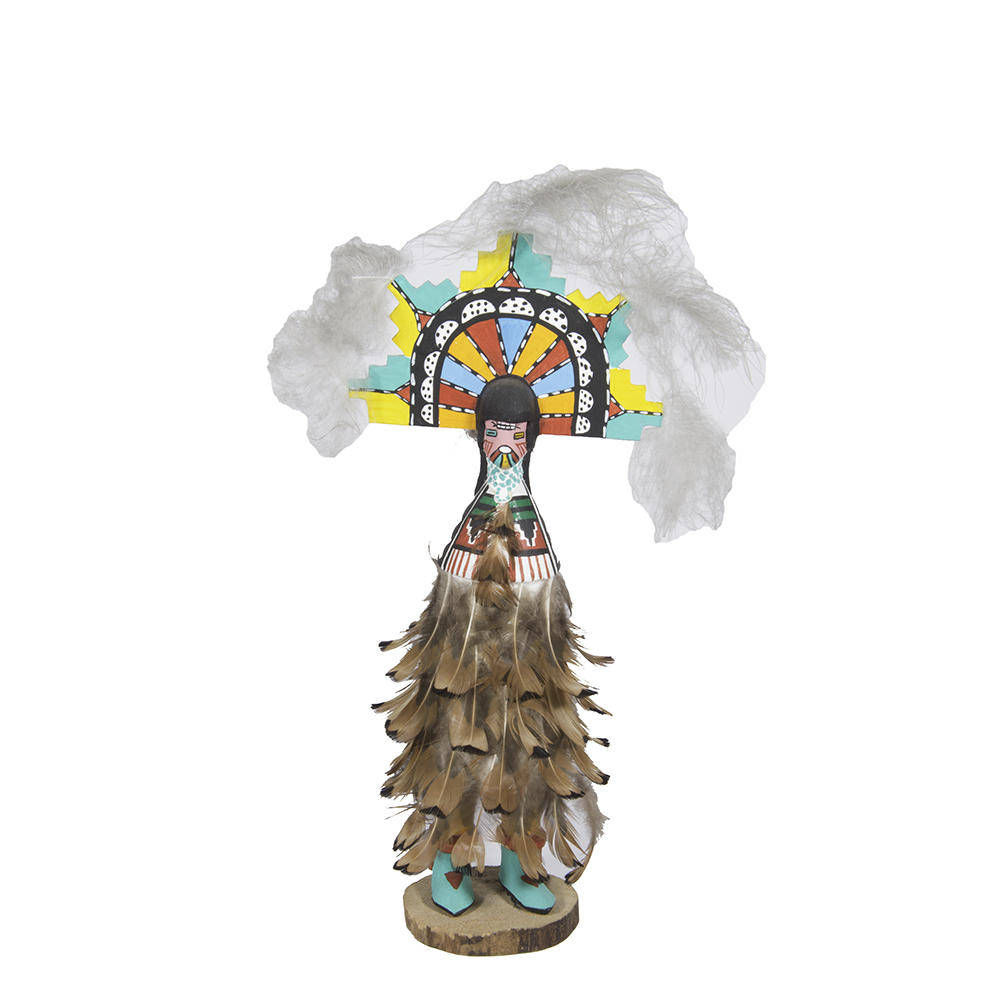 Hopi Salako Taka Hand-Painted Figure