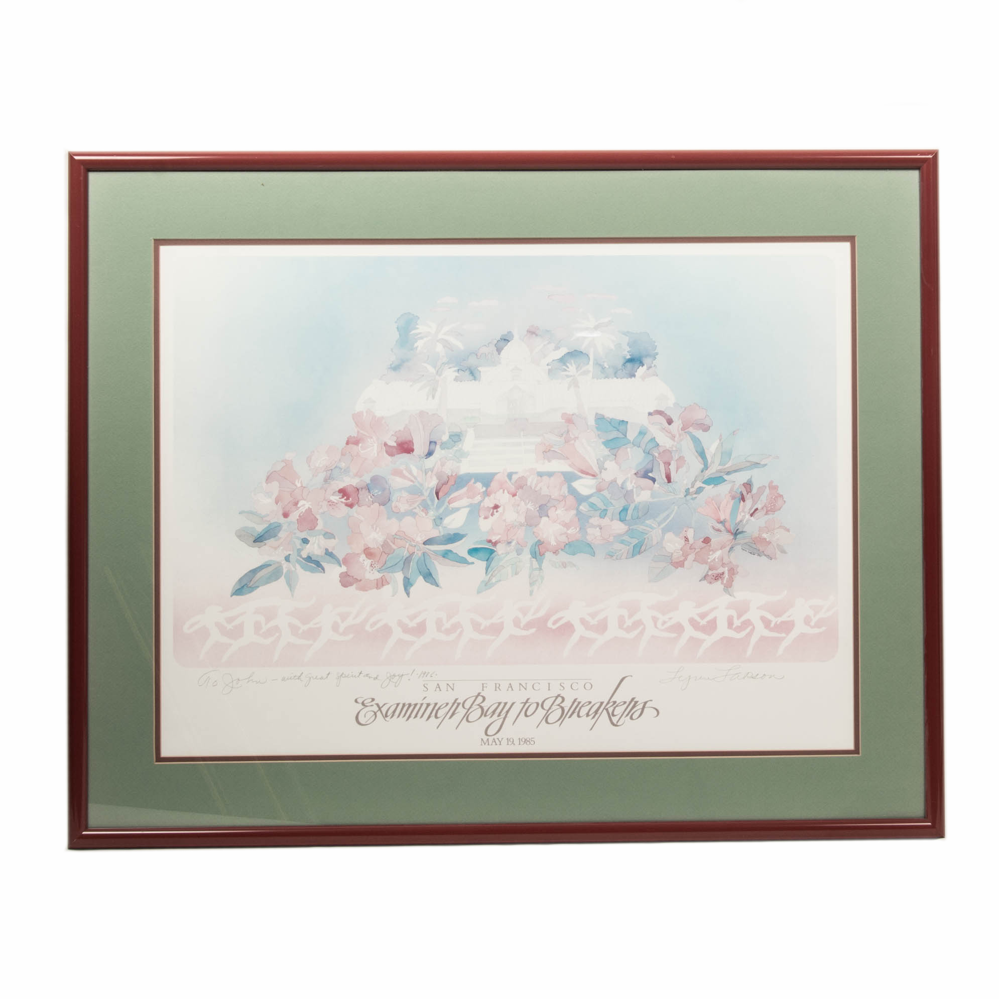 Examiner Bay to Breakers Offset Lithograph Poster by Lynn Larson