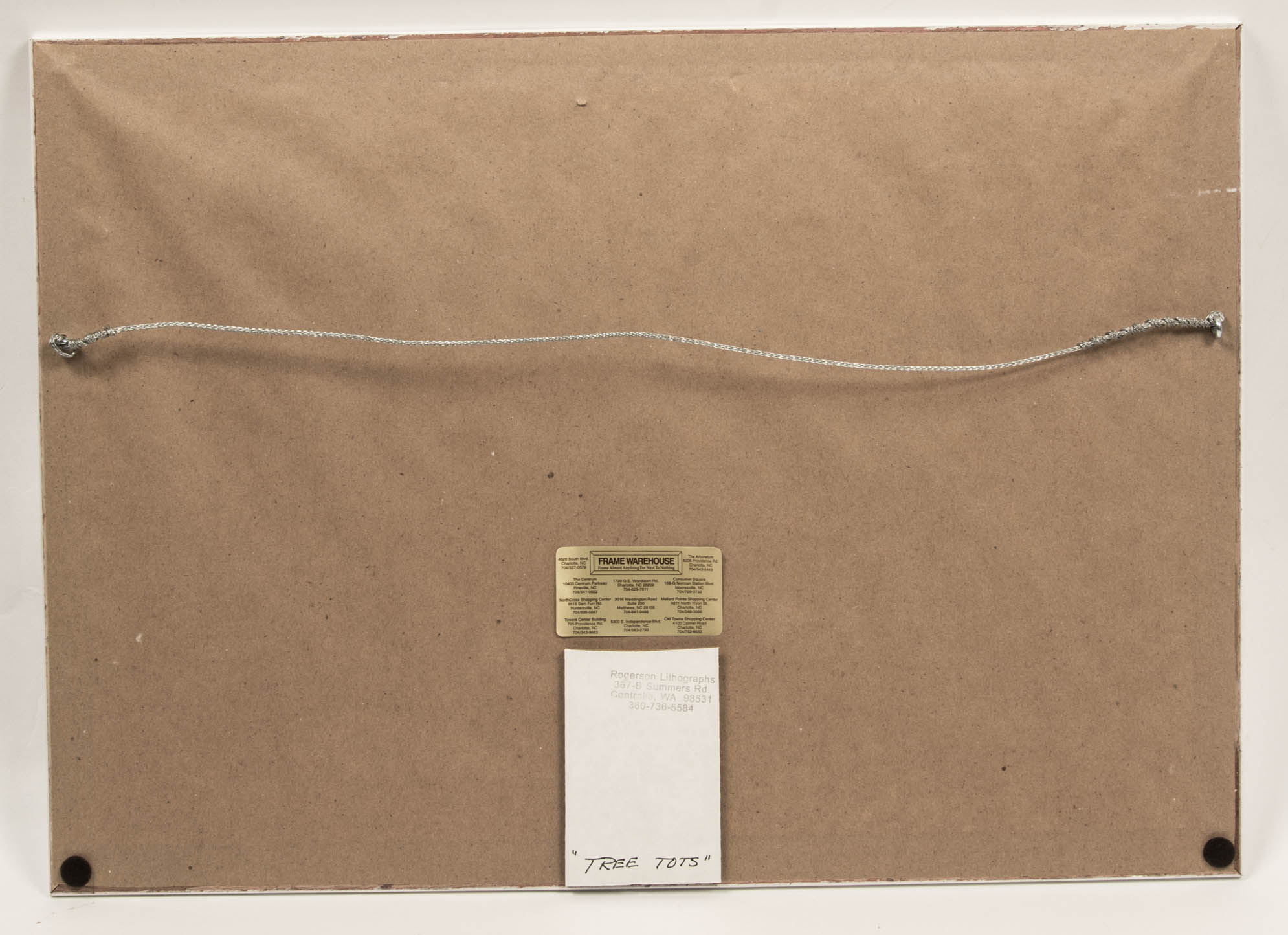 Dixie Rogerson "Tree Tots" Offset Lithograph