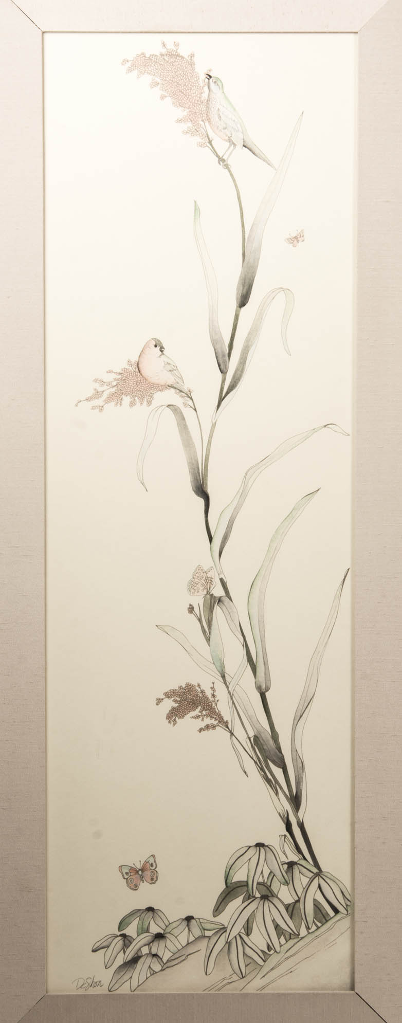 Pair of E. DeShon Douglass Framed Embossed Serigraphs