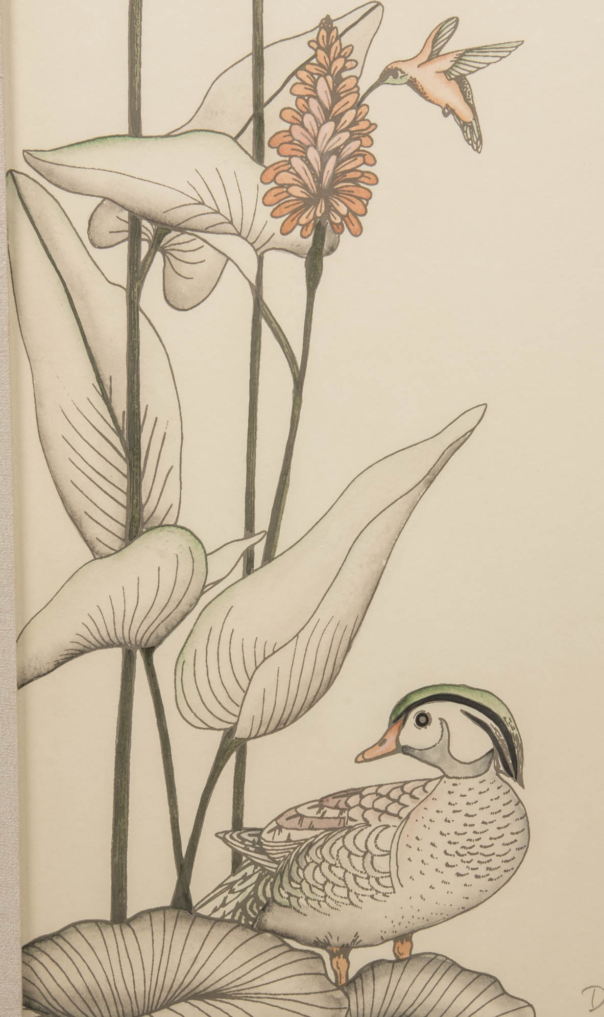 Pair of E. DeShon Douglass Framed Embossed Serigraphs