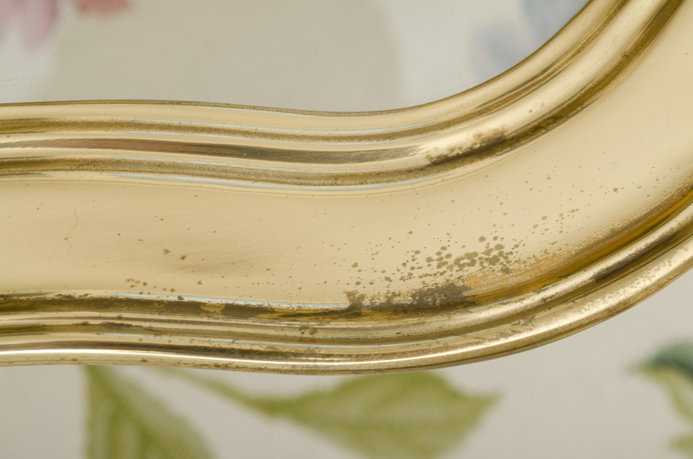 Vintage La Barge Brass And Glass Cocktail Table