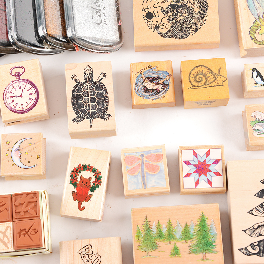 Collection of Stamps and Stamp Accessories