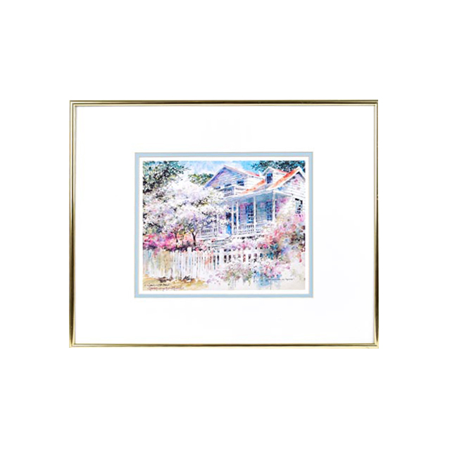 Signed Josie Van Gent Edell "Summerville in Spring" Lithograph