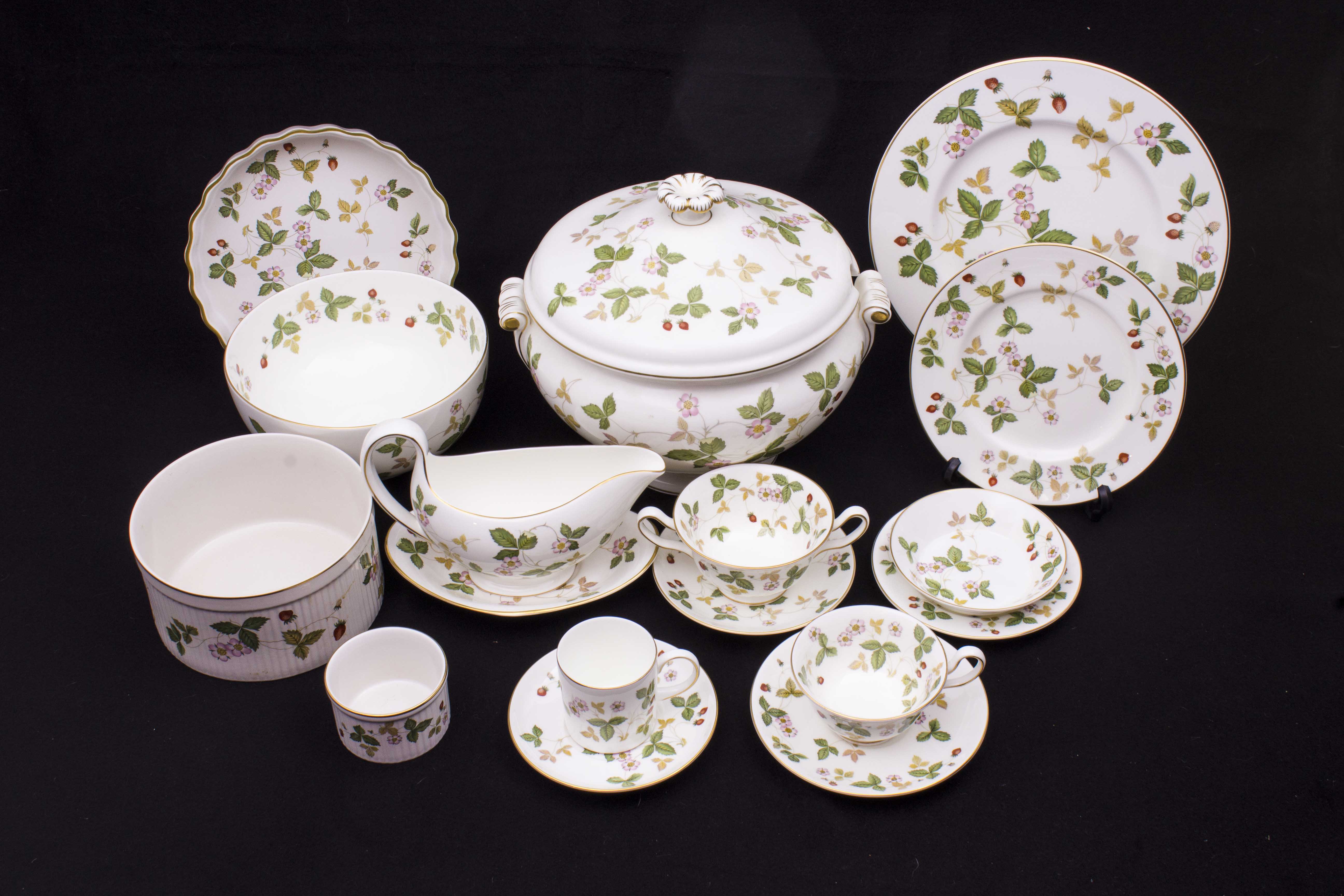 Vintage Wedgwood "Wild Strawberry" China