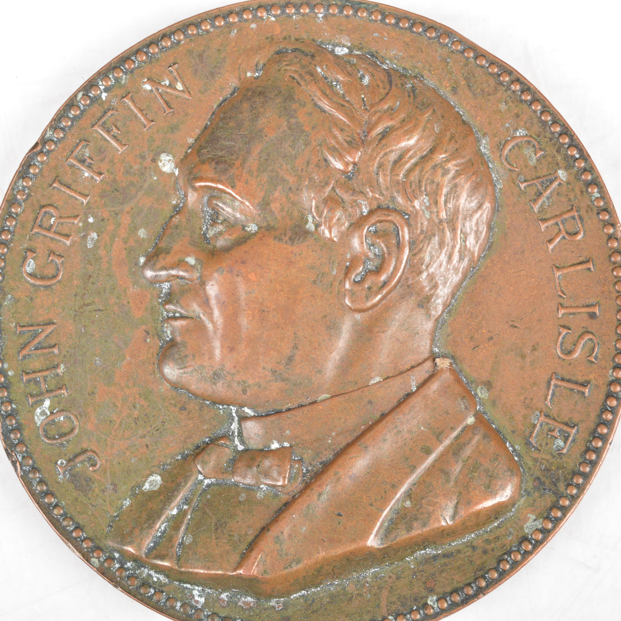 1893 John G. Carlisle Secretary of the Treasury Bronze Medal