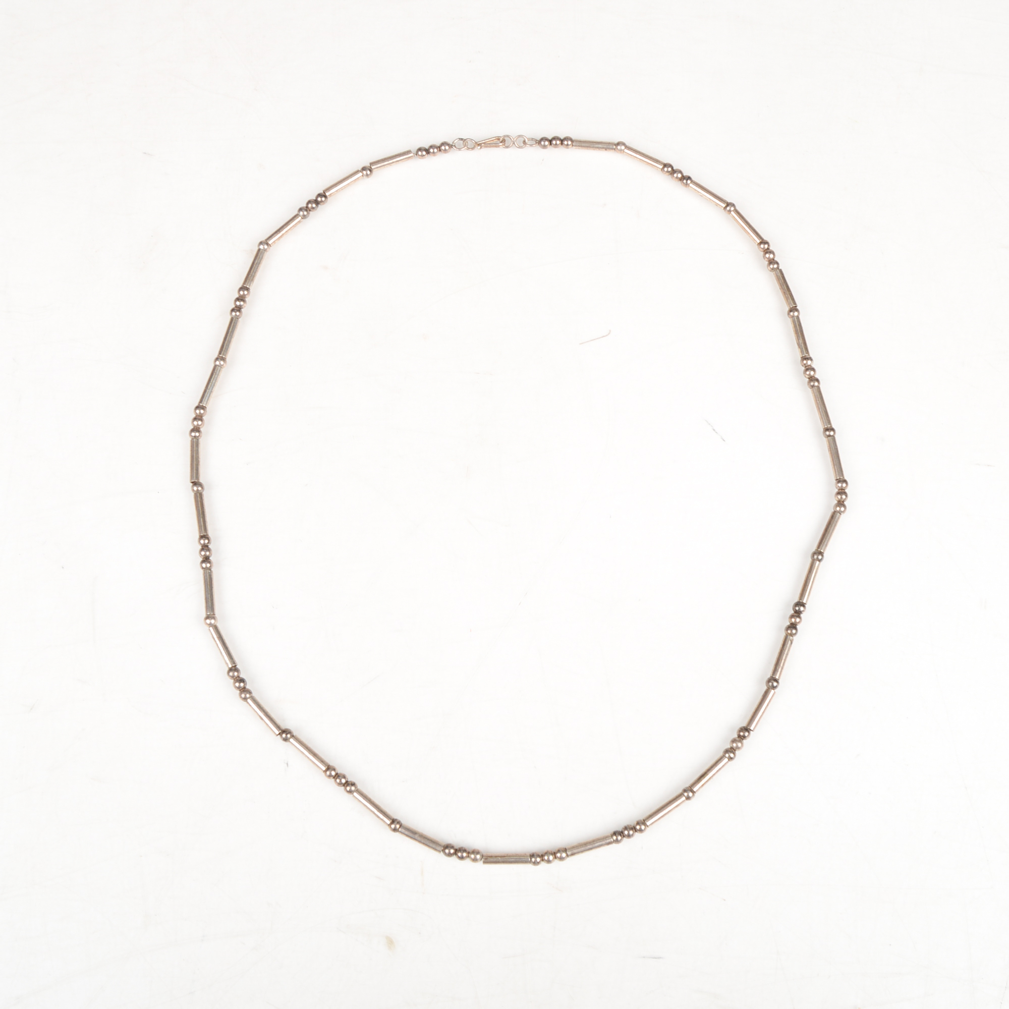 Native American Style Bone, Leather and Silver Tone Necklaces and Bracelets