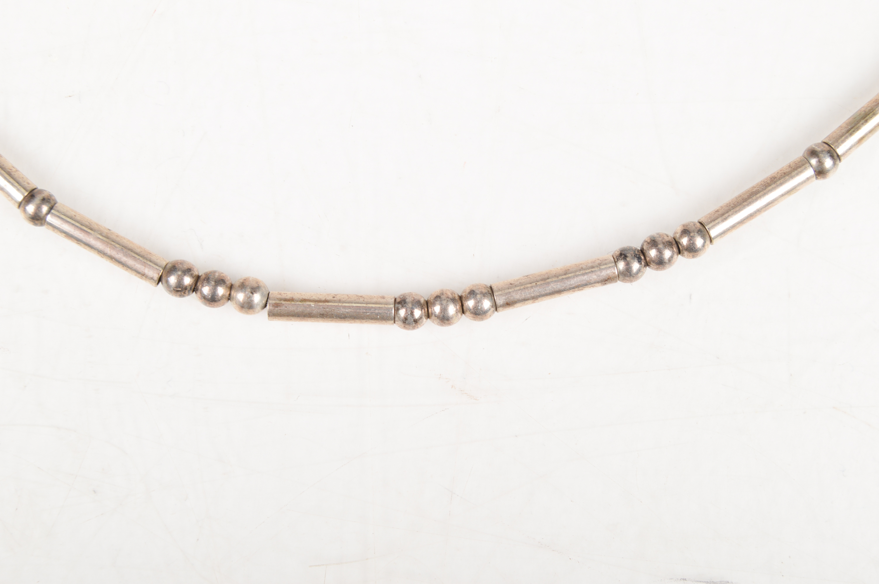 Native American Style Bone, Leather and Silver Tone Necklaces and Bracelets