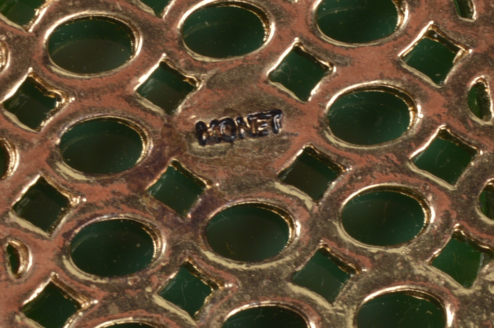 Hand Painted Peacock Feather Bangle and Monet Bracelet