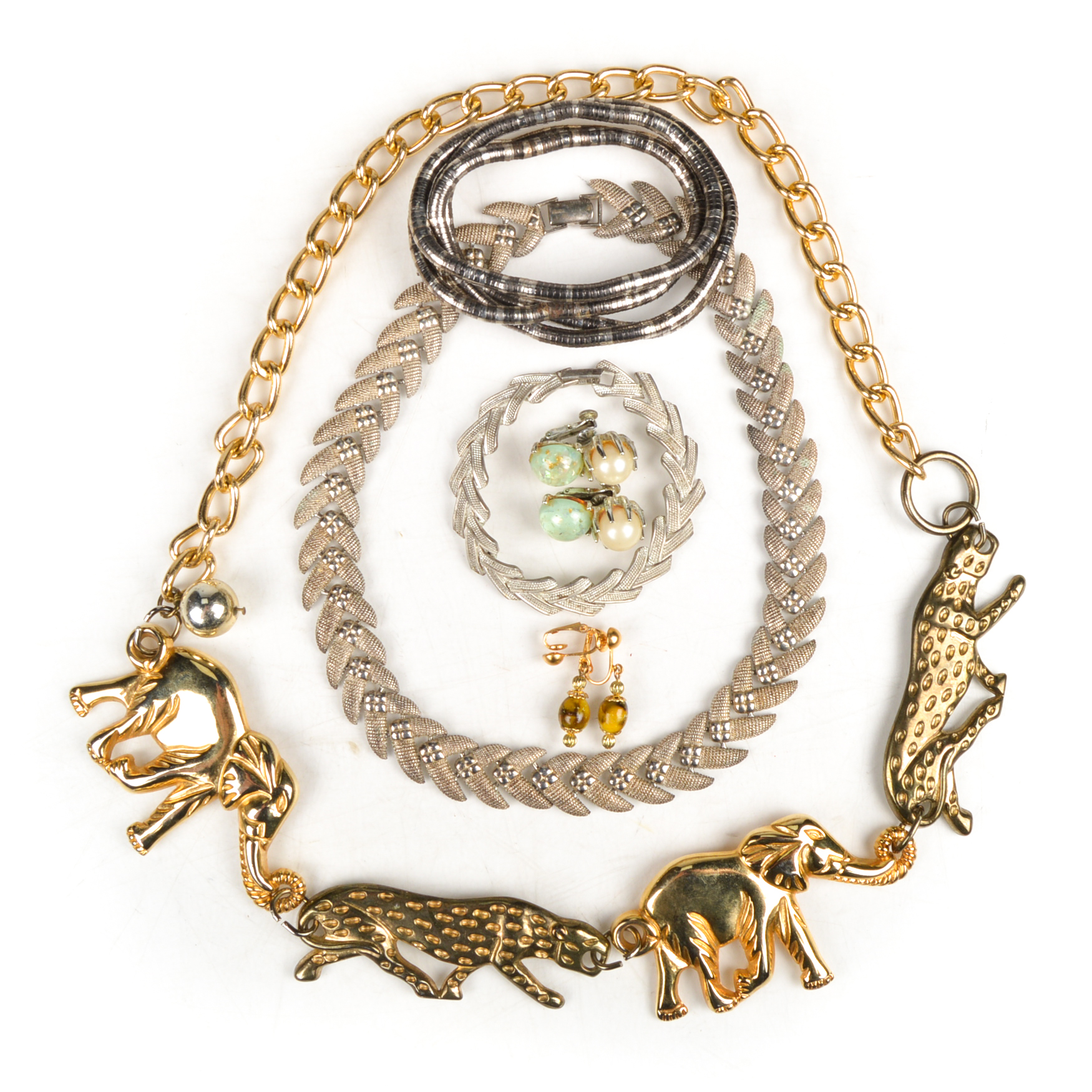 Gold and Silver Tone Costume Jewelry