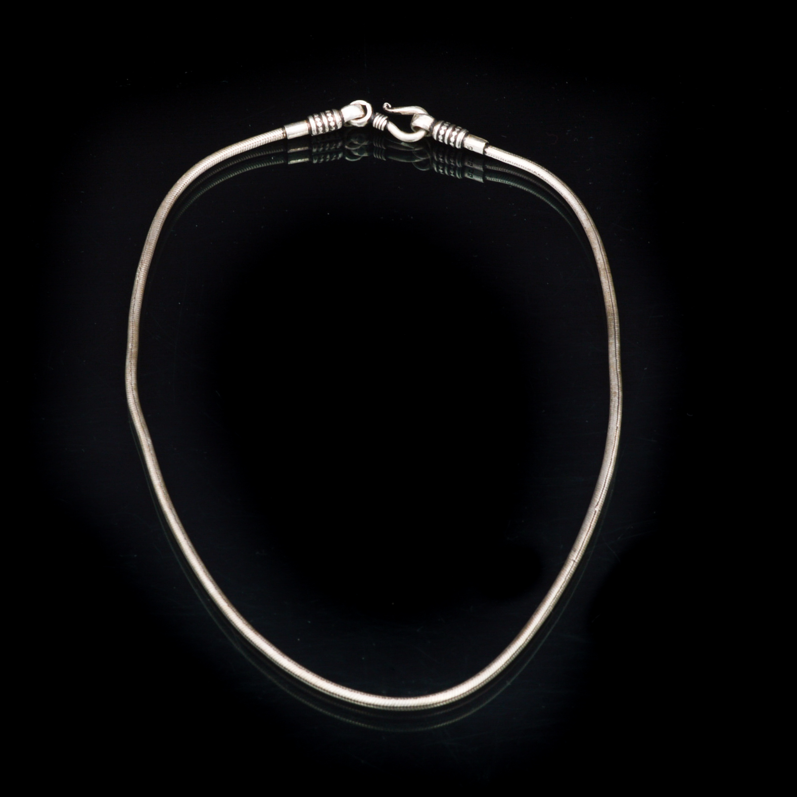 16" Navajo Style Sterling Silver Snake Chain