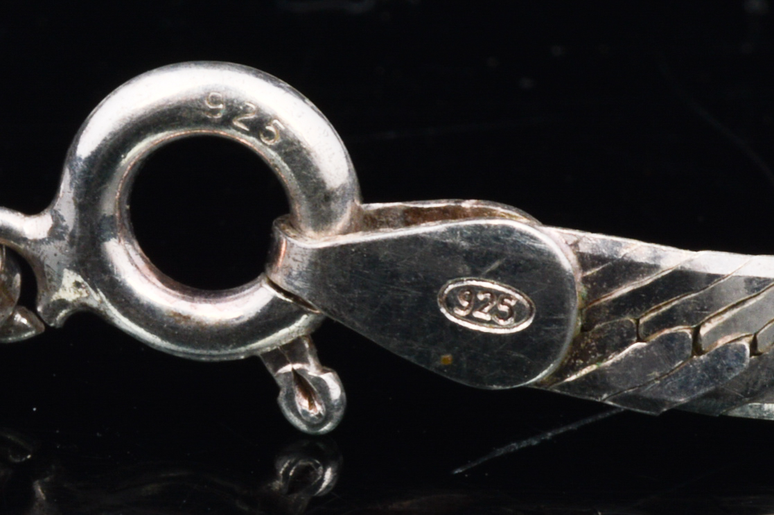 Italian Sterling Herringbone Bracelet