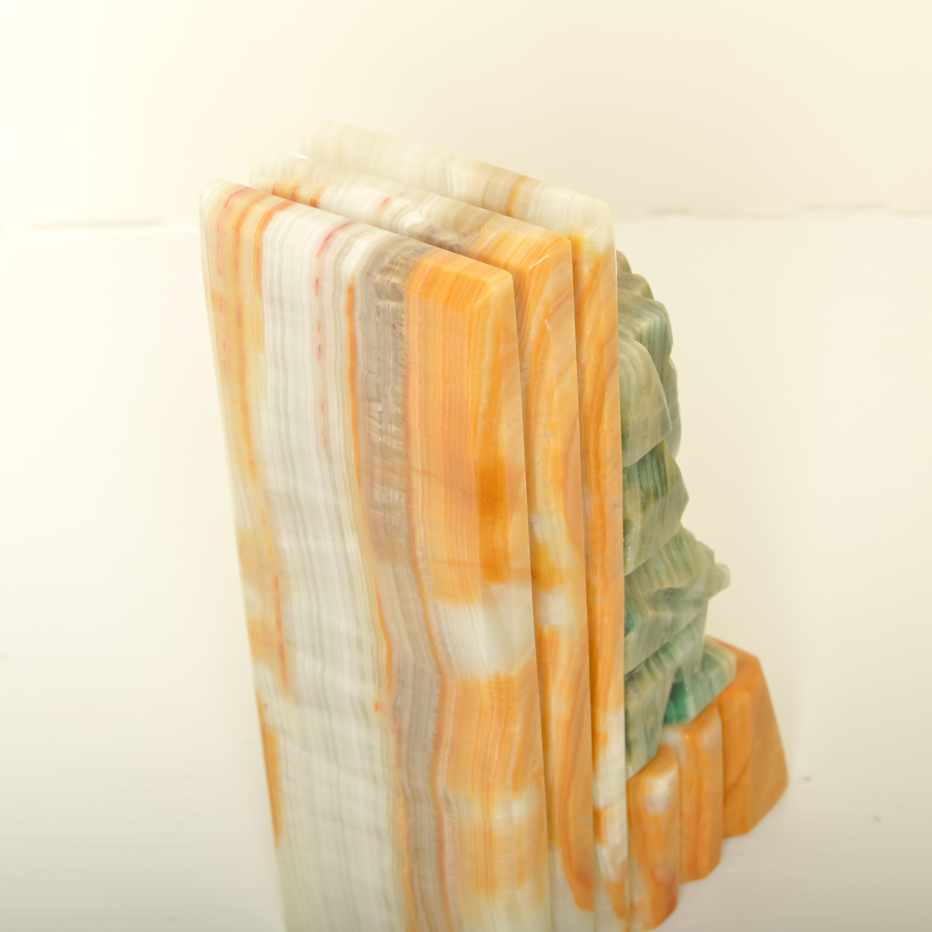 Stone Bookends and Decorative Boxes