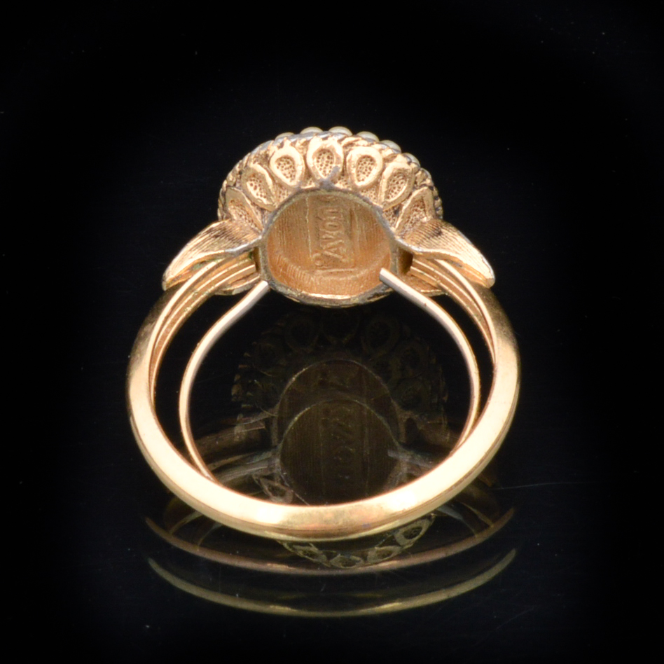 Vintage Avon Onyx and Seed Pearl Jewelry Set