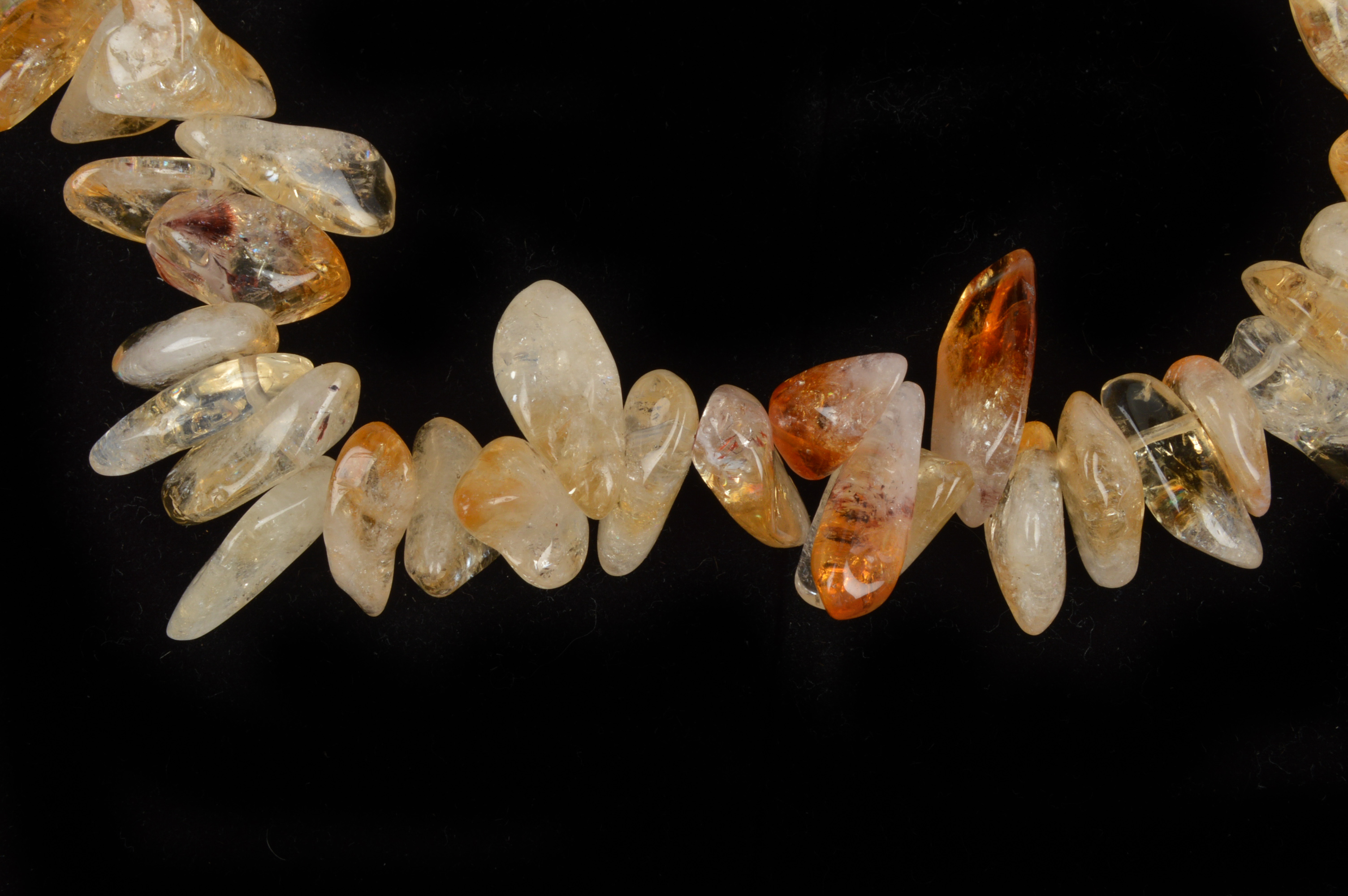 Tumbled and Polished Quartz Necklaces