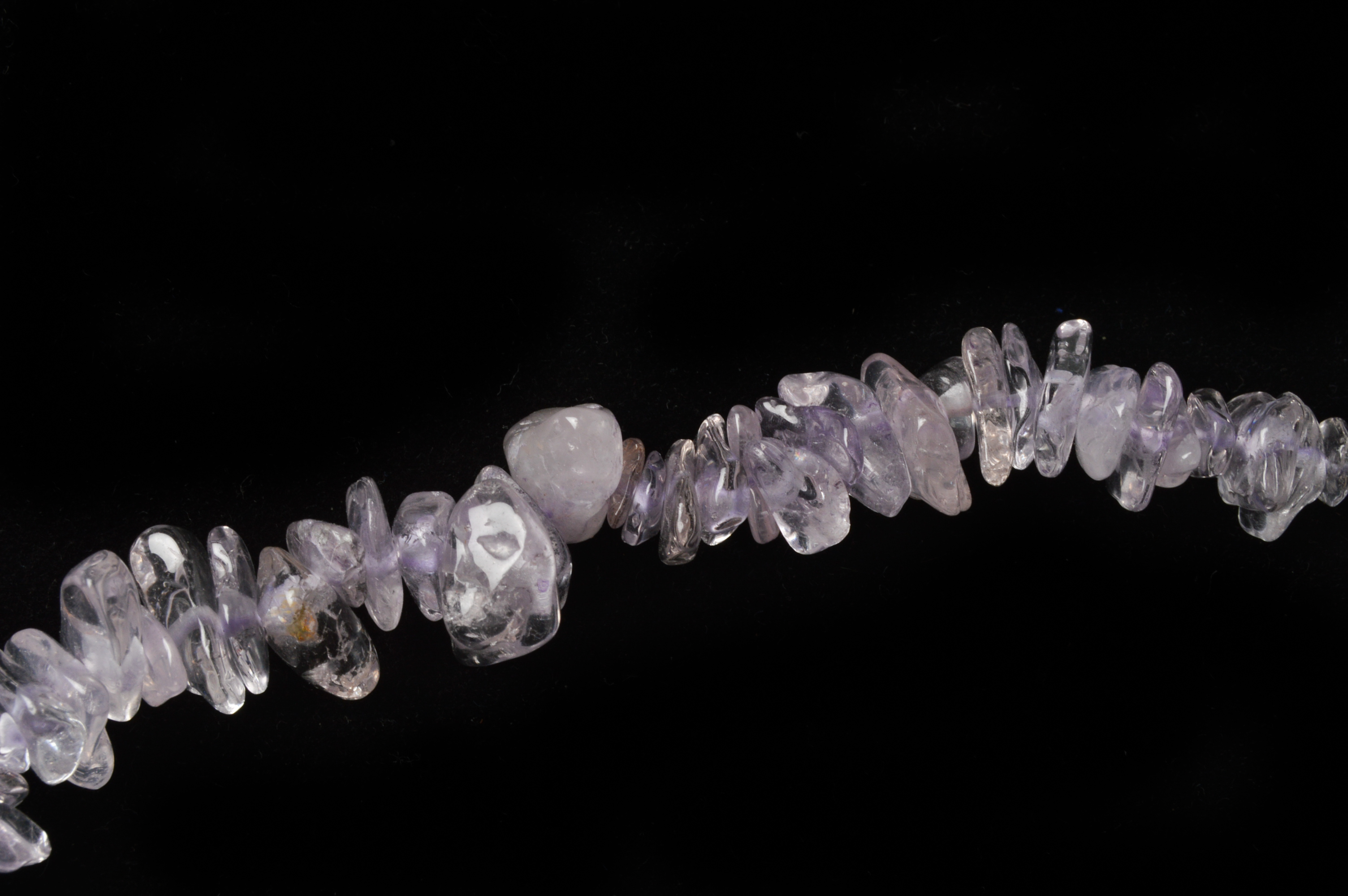 Tumbled and Polished Quartz Necklaces