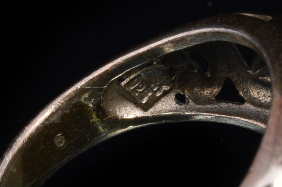 Mother of Pearl and Sterling Rings