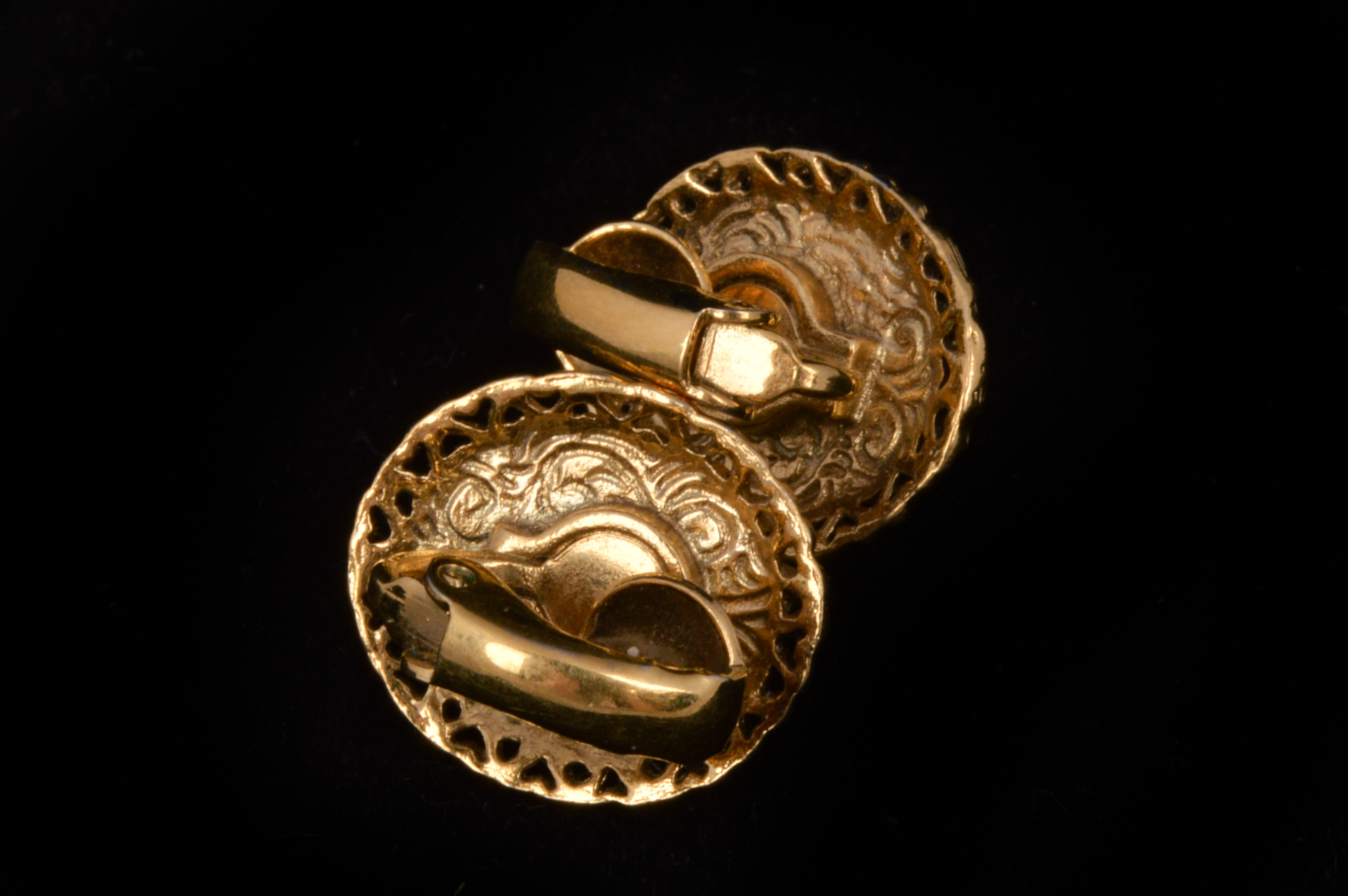 Vintage Faux Pearl Clip Back Earrings