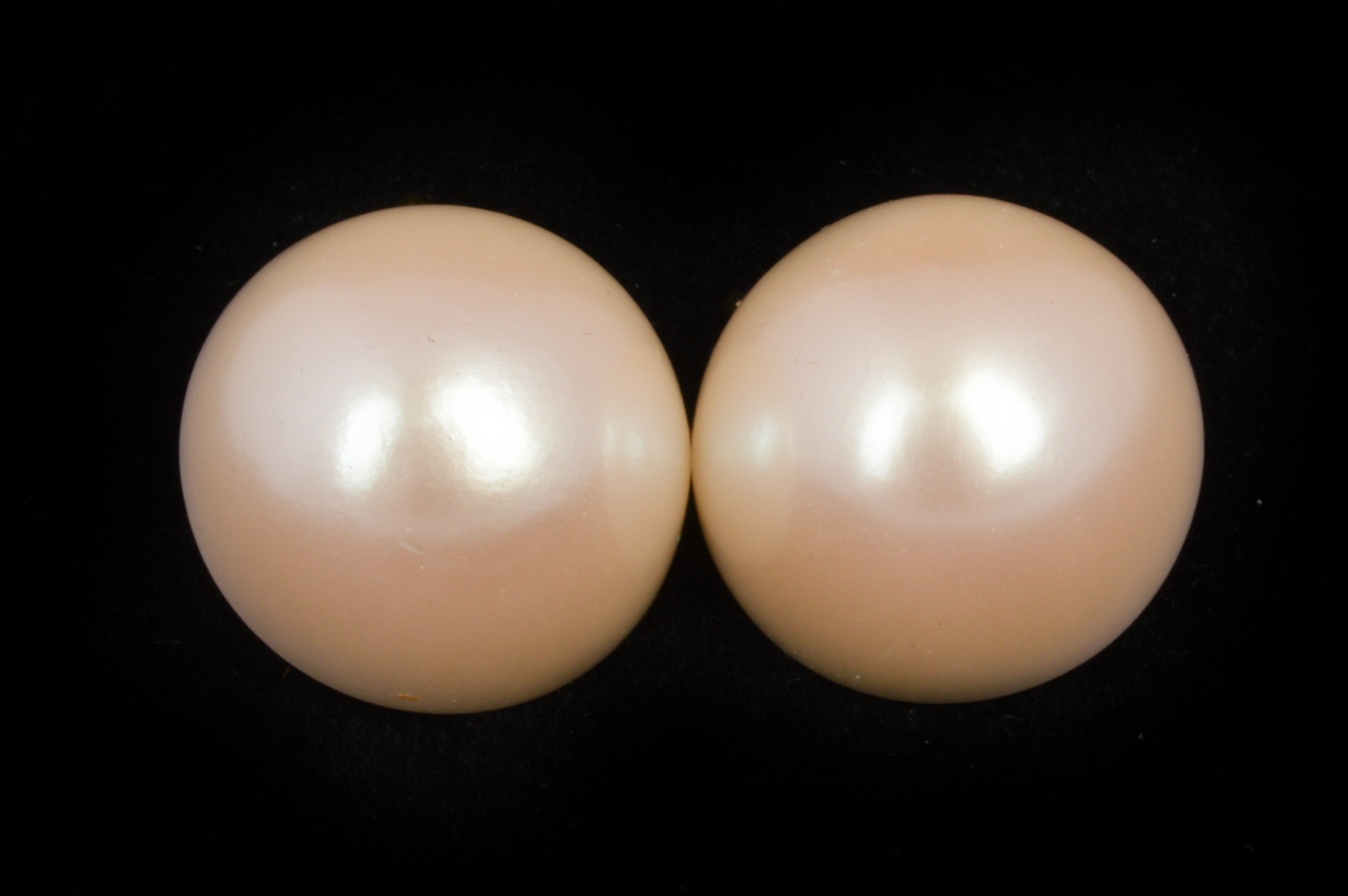 Vintage Faux Pearl Clip Back Earrings