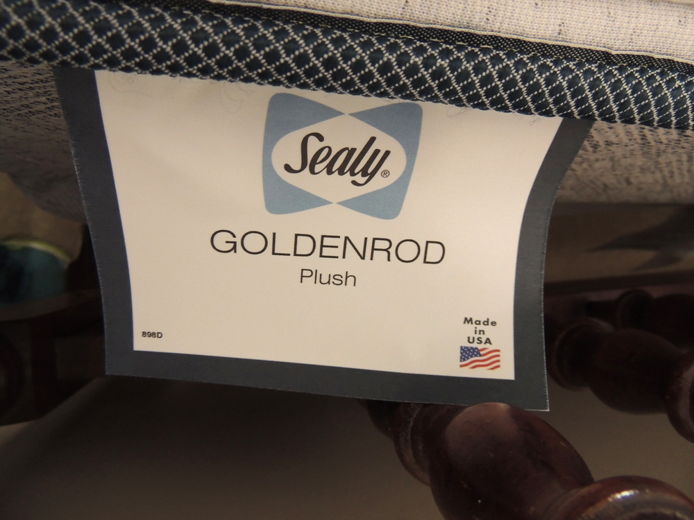 1940s Jenny Lind Spool Bed with Full Mattress and Boxspring