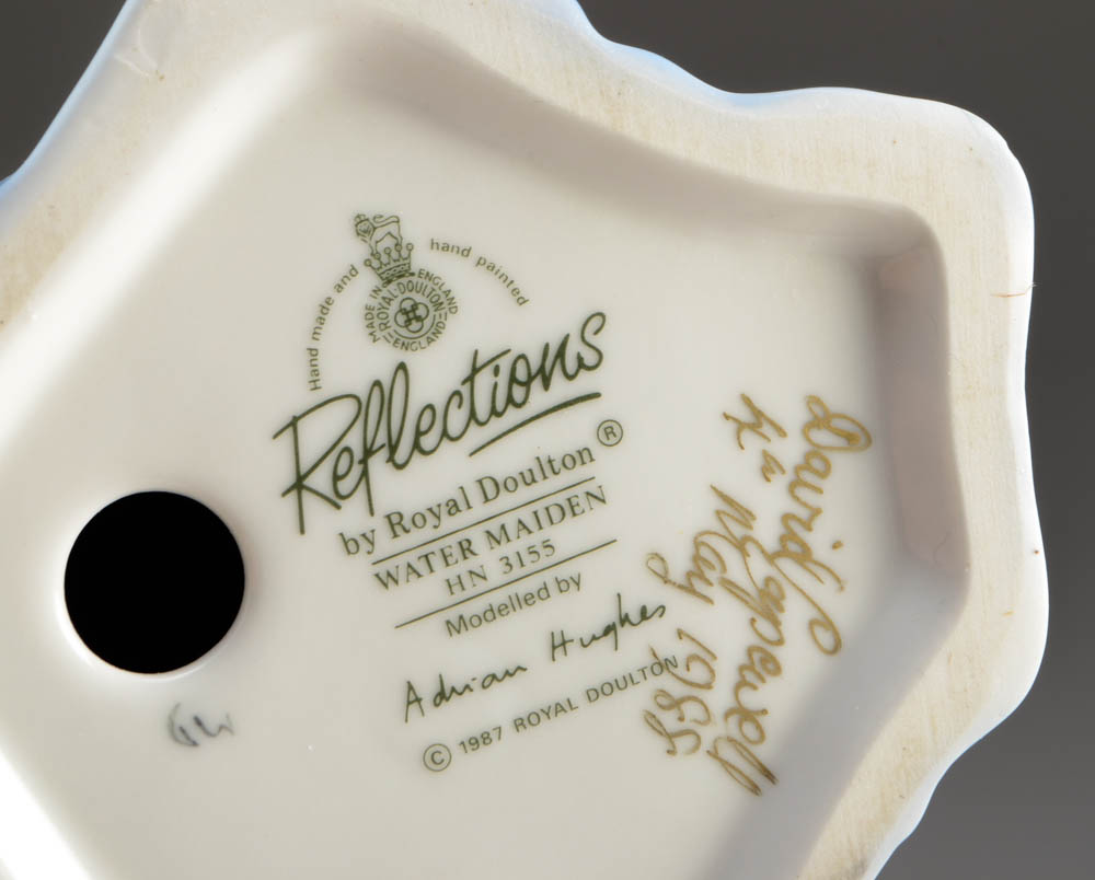 Royal Doulton Reflections "Water Maiden" Figurine Signed by the Artist