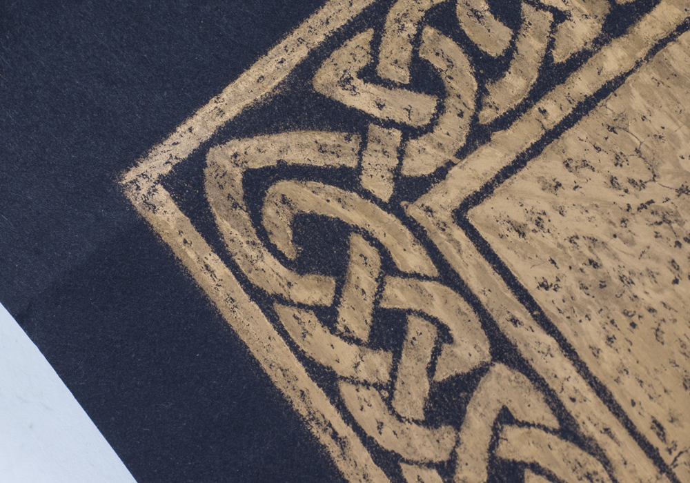 Pair of Handmade Historic Brass Rubbings