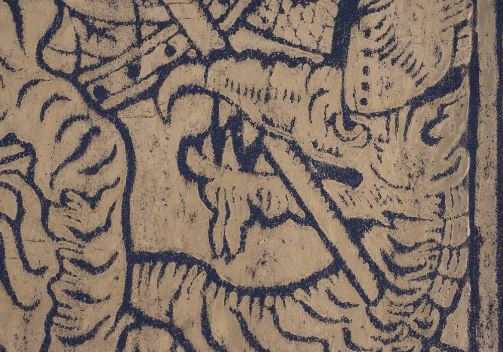 Pair of Handmade Historic Brass Rubbings