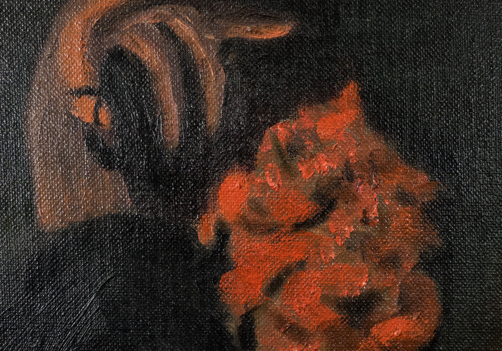 Signed Oil Painting of Flamenco Dancer